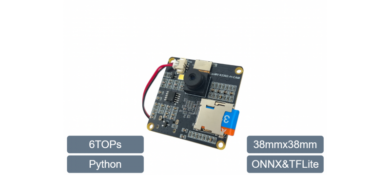 6TOPs  高算力小尺寸人工智能(AI)相機模組