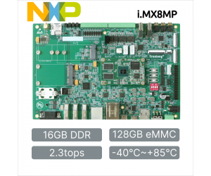 NXP i.MX8M Plus 工業級邊緣 AI 系統解決方案 (SoM + 底板套件)