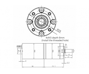 24V 無刷直流馬達