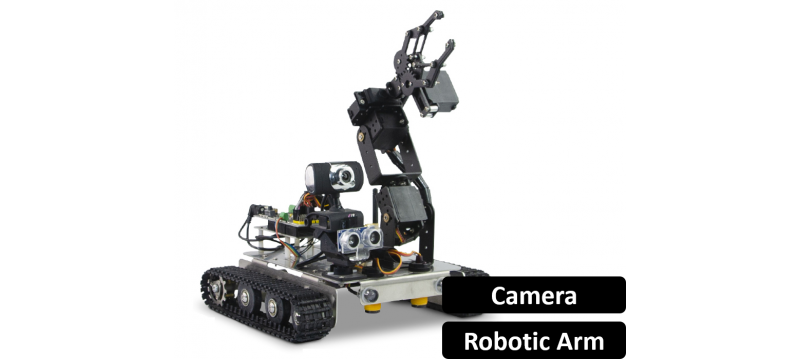 Intrepid Project - Smart Video RC Robotic Arm Tank